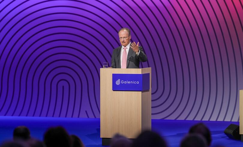 Generalversammlung, Markus Neuhaus am sprechen